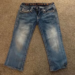 Gently used Rock Revival Capri jeans. Size 30